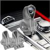 JNNJ Copertura Universale Del Pomello Del Cambio Con Cappuccio per Auto, Felpa Del Decorazione Bastone Cambio Dell'auto, Felpa Con Cappuccio per Il Cambio Manuale O Automatico Antipolvere(Grigio)