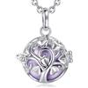 EUDORA Harmony Ball Collana con Albero della Vita con Musica Collana con Ciondolo per Madre Bambino Donne Incinte Bel Regalo di Gioielli, Catena da 76 cm e 114 cm