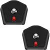 eMagTech Piastra A Sgancio Rapido 2 Pezzi 785PL Vite Da 1/4 Di Pollice Compatibile Con Manfrotto Modo 715B 715SHB 718B 718SHB Modelli Per Fotocamera Reflex Con Treppiede Universale