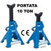 FERVI Coppia cavalletti per auto cric regolabili solleva 10 T Ton cavalletto sostegno