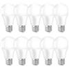 HUAMu Lampadina a LED E27, A60, 3 W, sostituisce 30 W, 300 lumen, A60, 2700 K, luce bianca calda, angolo di diffusione 360°, confezione da 10