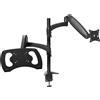 Trust Braccio per monitor Trust doppio 32" Nero [25337]