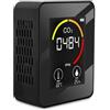 PURIFY Misuratore di Co2 Purify PY-M101-B a batteria con sistema grafico e allarme sonoro Nero [PY-M101-B]