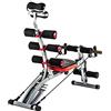 TechFit Panca Multifunzione Multi Crunch Total Trainer - Rivoluzionario 6 in 1 Panca Addominali, Ideale per tonificare ed esercitare i Muscoli Addominali, Vita, Schiena, Spalle e Gambe