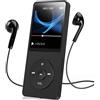 Yunseity Lettore MP3 MP4 con Bluetooth 5.0, Lettore Musicale HiFi Lossless Digitale LCD da 1,77 Pollici, Supporto Radio FM, Registratore, EBook, Altoparlante HD, per Sport per Bambini (64G)