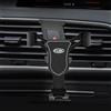 Beerte Supporto per telefono da auto per Audi Q3 2012-2018 Regolabile e stabile per il supporto del telefono della presa d'aria dell'auto Culla per smartphone da 4-7 pollici (lega nera)