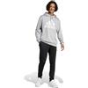 Tuta Intera Completa UOMO Adidas Big Logo Hoodie French Terry Grigio JD9861