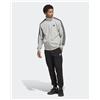 Tuta Intera Completa UOMO Adidas Grigio Basic 3-Stripes French Terry IC6748