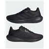 Scarpe Sneakers UOMO Adidas Running jogging RUNFALCON 3.0 Total Black HP7544