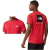 Maglia Allenamento Training T-shirt UOMO The North Face REAXION RED BOX TE NF0A4CDWV331