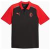 Ac Milan Puma Polo Maglia UOMO Nero Cotone Piquet CASUALS 2023 24 772305-04