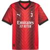 Ac Milan Puma Maglia Calcio UOMO Rosso Nero 2023 24 100% poliestere DryCell 770383-01