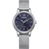 Citizen Orologio Donna Citizen Eco Drive Classic Acciaio Maglia Milano Blu Fiori EM0899-