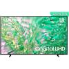 Samsung TV Crystal UHD 4K 75" UE75DU8070UXZT Smart TV Wi-Fi Black 2024, Processore Crystal 4K, 4K Upscaling, AirSlim Design,