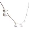 SAATCHI TECH SRL Catena luminosa 10m bianca IP44 10xE27 - 80058 (10M/10D)