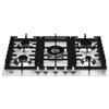 BERTAZZONI P755CMODX Piano Cottura a Gas, 75 cm, 5 Fuochi, Acciaio Inox, Serie Modern, Wok Centrale