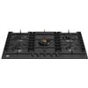 BERTAZZONI P905CMODNE Piano Cottura a Gas, 90 cm, 5 Fuochi, Nero Opaco, Serie Modern, Dual Wok Centrale