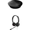Jabra Speak 510 MS Bluetooth Speaker and Evolve 20 MS Stereo Headset Bundle