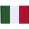 Adesivo4You.com Bandiera Italia Tricolore Italiana Nazionale Tessuto (120x180 cm.)