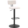 Mauro Ferretti SGABELLO BAR LIGHT BIANCO 2 PEZZI