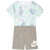 NIKE NSW FUTURA TOSS 2PC SHORT SET BIANCO/MULTICOLOR (042)
