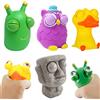 Zoonvii 4 Pezzi Squeeze Giocattoli, Antistress Squeeze Toys, Popping Out Eyes Toys, Squeeze Ball, Antistress Giocattoli, Squishy Squeeze Giocattoli, Giocattoli di Decompressione