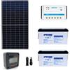 Kit fotovoltaico 24V pannello HF 500W regolatore 30A serie LS batteria 150Ah ...