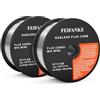 FEIFANKE Filo Animato No Gas 0,8MM 2KG Filo Saldatrice E71T-GS Bobina Di Filo per Saldatura Universale MIG MAG D100 per Saldatrice, 2 Pezzi