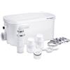 Aquamatix Pompa Doccia 250W Trituratore Pompa Maceratore 8m Distanza di pompaggio verticale 100L/min per docce, lavandini 2 ingressi