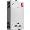 BreeRainz 20LPM Scaldabagno Gas, 40KW Scaldabagno a Gas GPL con Pressione dell'Acqua Super Bassa di 0,1 bar Disponibile per Doccia e su Richiesta, Funzionamento a Propano Butano