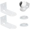 VVHOOY Confezione da 2 staffe di montaggio a parete/soffitto in metallo compatibili con Tp-Link Tapo C200/C210/C220/TC70, staffa di montaggio a parete per telecamera di sicurezza con viti e tasselli per