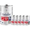 Generic EXCLUSION Cibo per Cani HEPATIC Maiale Riso e Piselli ALL BREEDS 6 SCATOLETTE DA 400GR