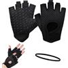KARELLS Guanti da Traspiranti e Antiscivolo, Guanti Palestra Sollevamento Pesi Fitness, Guanti Palestra Uomo e Donna, per Allenamento, Sollevamento Pesi, Ciclismo, Crossfit, Gym, S