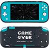 BelugaDesign Custodia per Switch Game Over | Retro Arcade Boys Guys Cool Cover Shell | Compatibile con Nintendo Switch (Switch Lite, bianco nero)