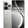 realme GT 6T 5G Smartphone 8+256GB, Chipset di gamma Snapdragon 7+ Gen 3, Super display a 6000nit da 120Hz, Ricarica SUPERVOOC da 120W, Batteria massiva da 5500mAh, Fluid Silver(no adapter)