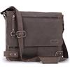 Ashwood - Vera Pelle - Borsa a tracolla/Borse Business/Messenger a Tracolla per Lavoro/Borsello Uomo - 8354 - MARRONE