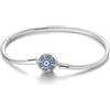 Hapour Bracciale Donna Argento 925 Charms per con Gatti Star Flower Moments Charms Iconic Bracciale Serpente Donna 5A Cubic Zirconia Regalo per le donne Ragazza