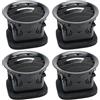 MangWany Griglia per bocchetta di ventilazione per aria condizionata, 4 pezzi, per Opel Vauxhall ADAM Corsa D, copertura per bocchetta dell'aria condizionata 13417363 (nero lucido)…