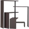 ZANOTTA mobile libreria con ripiani rotanti JOY - 712-5RIPIANI-ESPRESSO