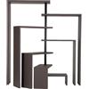 ZANOTTA mobile libreria con ripiani rotanti JOY - 712-7RIPIANI-ESPRESSO