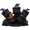 Nemesis Now Familiar Friends Figurine 18 cm, resina, nera, figura di gatti familiari della strega, ornamento dei gattini della strega, regalo da collezione, fuso in resina più fine, sapientemente