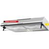 Corbero Corberó SELATI640X Campana Convenzionale, 60 cm, Portata 400 m3/h, Inox,191,5 W, 3 velocità, 2 x Filtro Alluminio, Filtro Carbonio, Efficienza Energetica D
