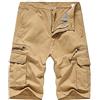 CXKOLD pantaloncini da lavoro pantaloni cotone uomo estivi jeans neri camicia bianca pantaloni di pelle uomo pantaloni corti con tasche laterali uomo pantaloncini uomo lino giacca cuoco uomo manica corta
