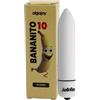Algajoy Bananito Algajoy Massaggiatore portatile a 10 frequenze, alimentato a batteria AAA, per corpo e viso.