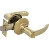 Amig- Set di maniglie | Maniglie con scrocco quadrato | Per porte interne | In zamak | Scrocco d'ingresso da 60/70 mm incluso | Per porte in legno con larghezza da 35 a 45 mm | Dorato
