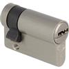 AMIG | Cilindro Mod. 10000S | Misure 45 (35-10) | Ottone | Cromato opaco | Alta sicurezza per porte