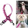 KARELLS Cintura Sicurezza per Cani Auto, Guinzaglio per Tutte le Razze e Tipi di Auto, 52-88cm, Rosa