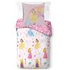 Jay Franco - Set di biancheria da letto in 100% cotone, motivo: principesse Disney, per letto singolo, copripiumino da 135 x 200 cm e federa da 50 x 70 cm