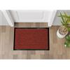 GENERICO Zerbino Asciugapassi Antiscivolo Antinciampo Tessitura Morbida Retro Gommato Varie Misure 100% Made in Italy tappeto asciugapasso (90x150 cm, ROSSO)