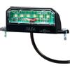 D-TECH 1 pezzi LED Fanale illuminazione targa rimorchio omologata,IP67 Impermeabile luci targa posteriori LED per rimorchio,camion,camper,12v 24v universale,Viti e cavo inclusi,Luce bianca fredda